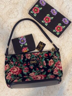 Set of 3 vintage FEILER Made in Germany purses/wallets/coin purses (not used)